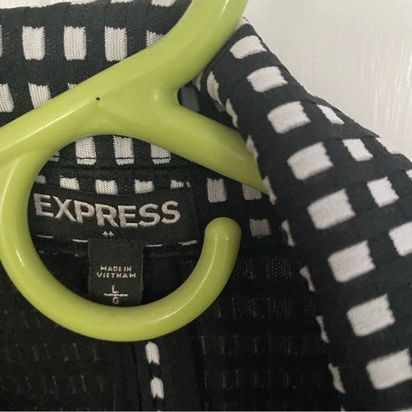 Express Black & White Blazer - Picture 5 of 7